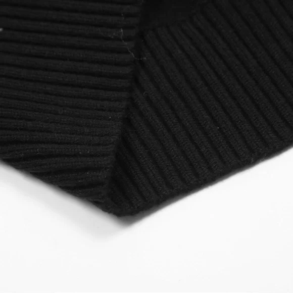 Black Sweater with Red Heart Design - Picture 5 of 5